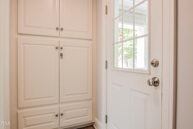 view of doorway to outside