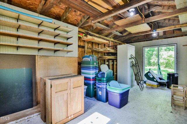view of storage