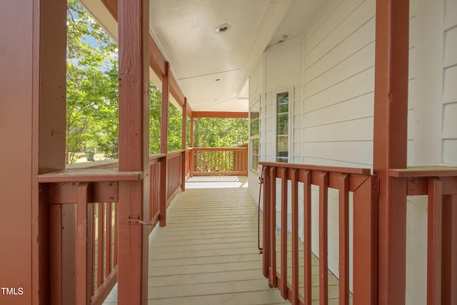 108 Carmichael Ln, Spring Lake, NC 28390 - wooden deck featuring a porch
