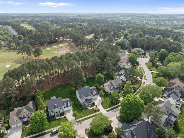 925 Hidden Jewel Ln, Wake Forest, NC 27587 - aerial overview of property's location with nearby suburban area and a golf club