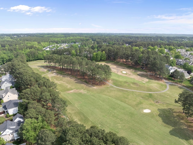 925 Hidden Jewel Ln, Wake Forest, NC 27587 - view of property location featuring nearby suburban area, a golf course, and a heavily wooded area