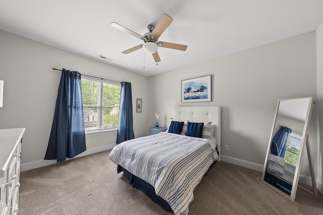 925 Hidden Jewel Ln, Wake Forest, NC 27587 - bedroom with carpet, baseboards, and ceiling fan