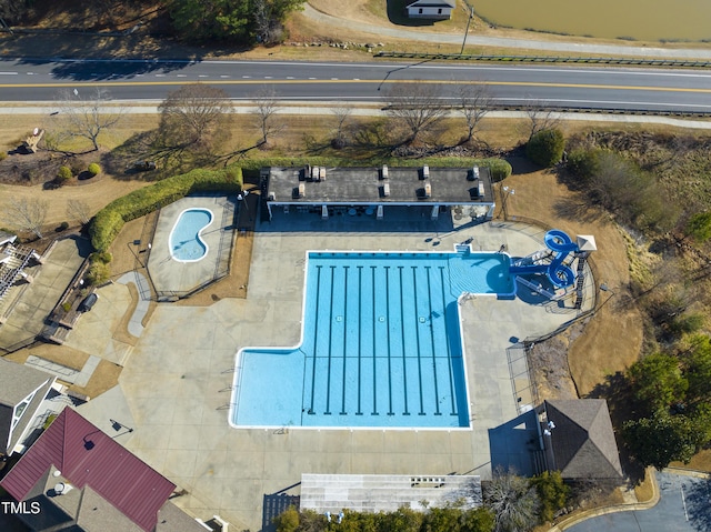 925 Hidden Jewel Ln, Wake Forest, NC 27587 - bird's eye view of a pool
