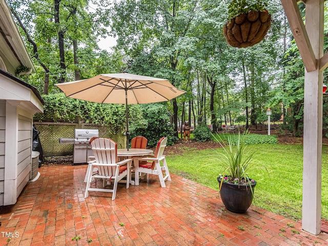 5401 Fire Pink Way, Raleigh, NC 27613 - view of patio with outdoor dining area