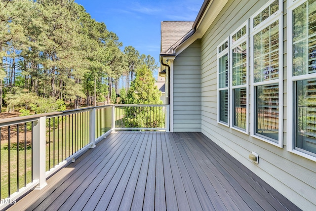 128 Paraggi Ct, Clayton, NC 27527 - view of wooden terrace