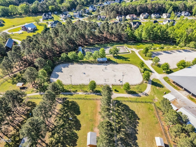 128 Paraggi Ct, Clayton, NC 27527 - aerial view with a residential view