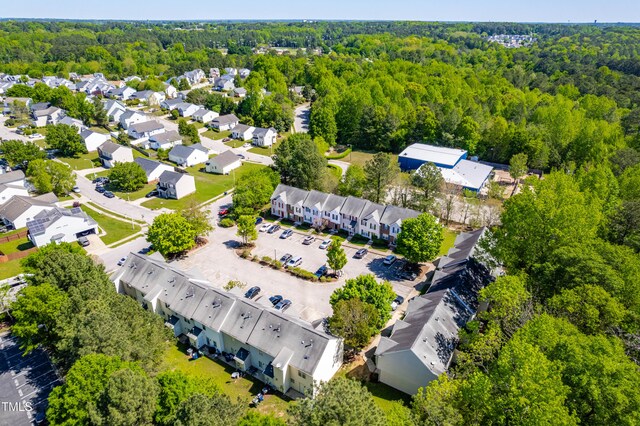 1628 Briarmont Ct, Raleigh, NC 27610 - bird's eye view with a wooded view