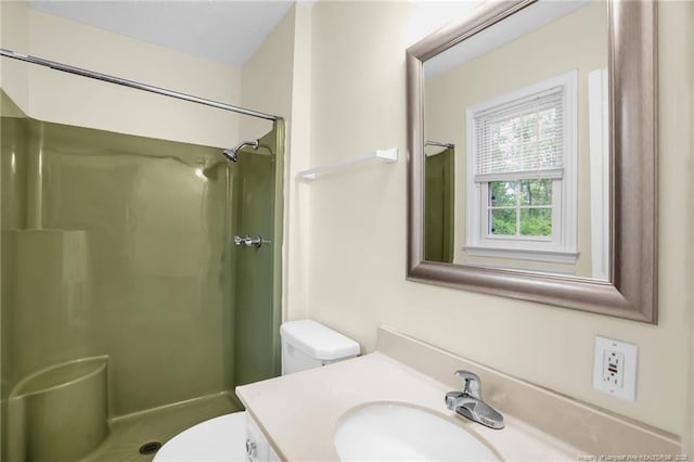9701 Rockfish Rd, Fayetteville, NC 28376 - full bathroom with toilet, vanity, and a shower