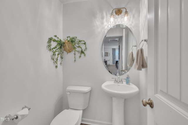 half bath with toilet