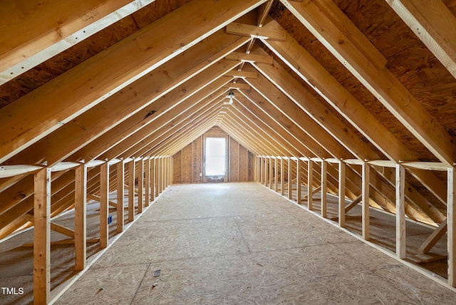 406 N Wakefield St, Zebulon, NC 27597 - view of unfinished attic