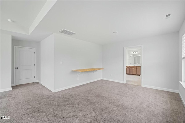 1005 Whispering Creek Ct, Knightdale, NC 27545 - empty room with visible vents, carpet flooring, and baseboards