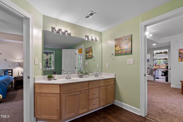 6 Chelan Ct, Durham, NC 27713 - full bathroom featuring ensuite bathroom, double vanity, and baseboards