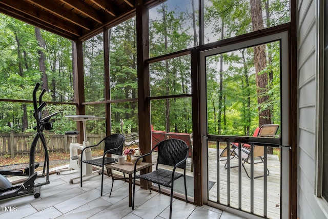 6 Chelan Ct, Durham, NC 27713 - view of sunroom / solarium