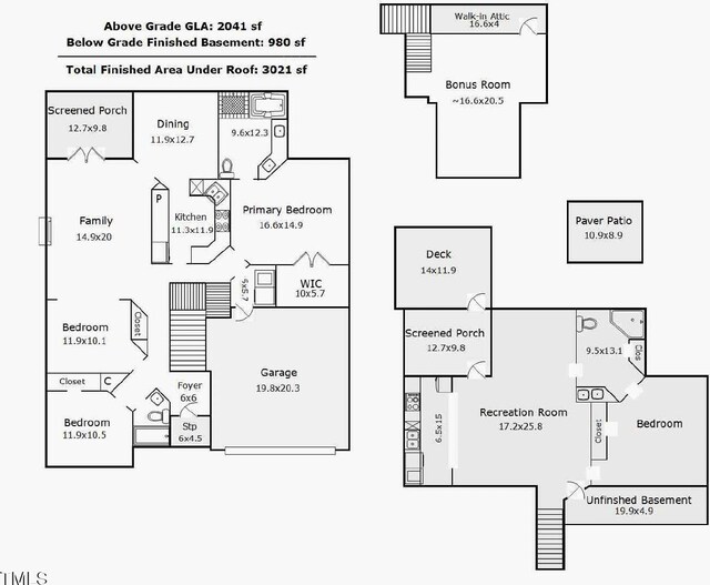 6 Chelan Ct, Durham, NC 27713 - property floor plan