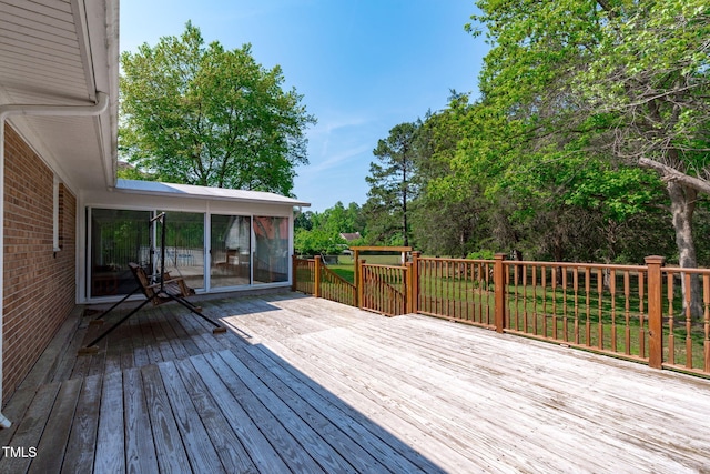view of deck