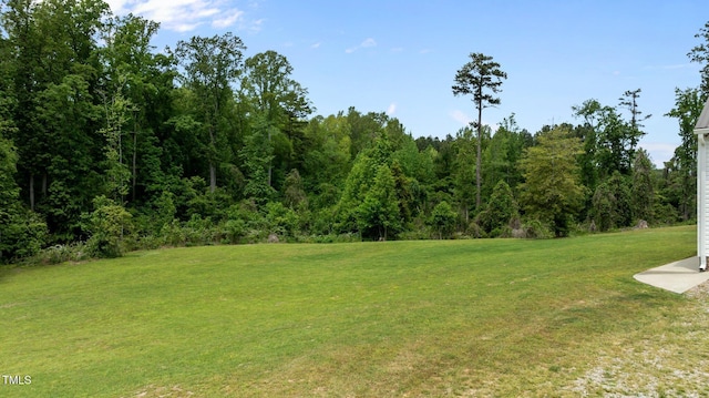 675 Anderson Creek Rd, Henderson, NC 27537 - view of yard with a wooded view