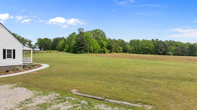 675 Anderson Creek Rd, Henderson, NC 27537 - view of yard featuring a view of trees