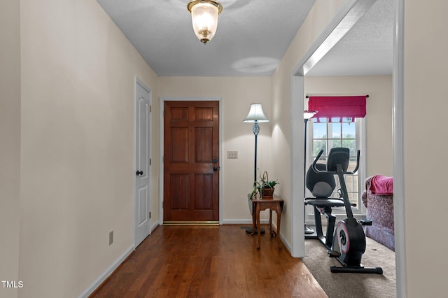 675 Anderson Creek Rd, Henderson, NC 27537 - entryway with baseboards and wood finished floors