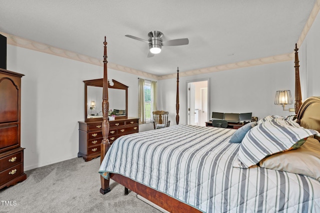 675 Anderson Creek Rd, Henderson, NC 27537 - bedroom with baseboards, carpet, and ceiling fan
