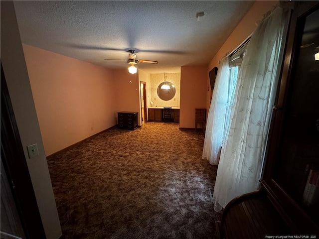 3903 Daytona Rd, Fayetteville, NC 28311 - carpeted empty room with a ceiling fan and a textured ceiling