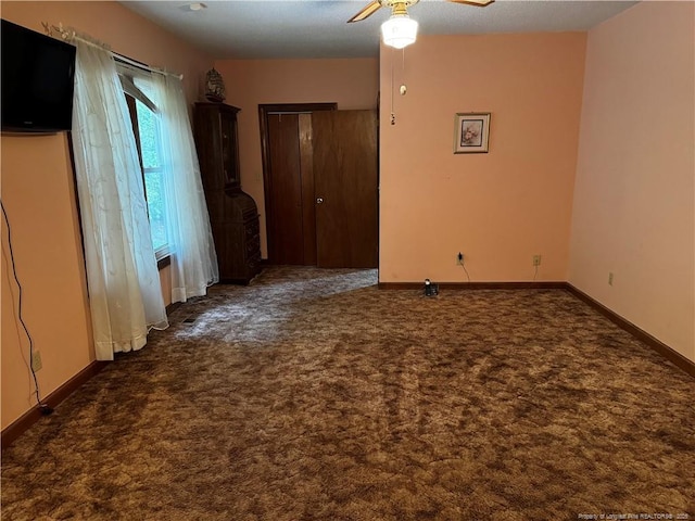 3903 Daytona Rd, Fayetteville, NC 28311 - spare room with carpet flooring, ceiling fan, and baseboards