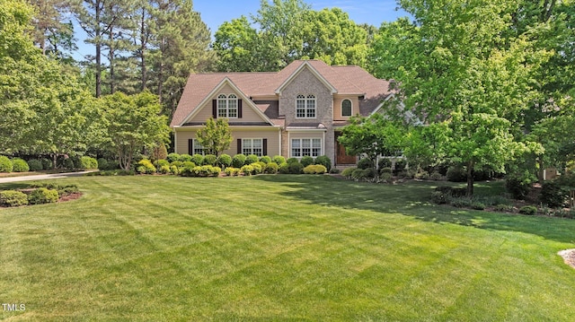7212 Donneeford Rd, Wake Forest, NC 27587 - view of front of home with a front yard