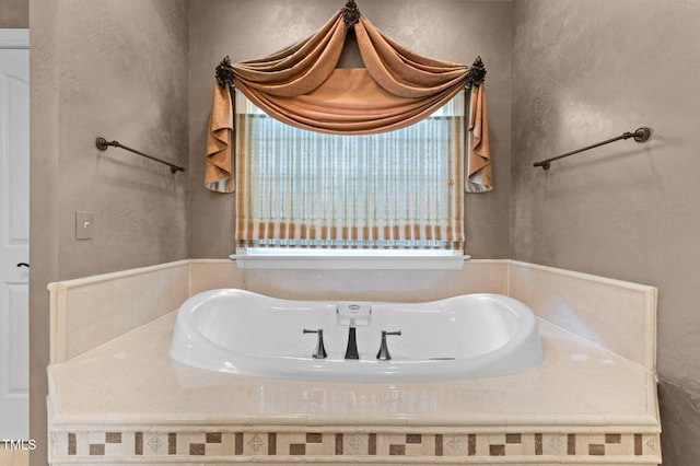 7212 Donneeford Rd, Wake Forest, NC 27587 - full bathroom with healthy amount of natural light and a bathtub