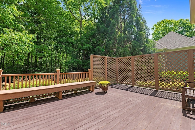 7212 Donneeford Rd, Wake Forest, NC 27587 - view of wooden deck