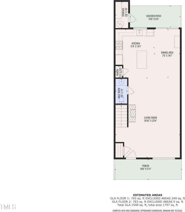 743 Hadstock Path, Zebulon, NC 27597 - plan