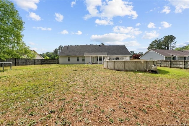 105 Little Rock Dr, Raeford, NC 28376 - view of rear view of house