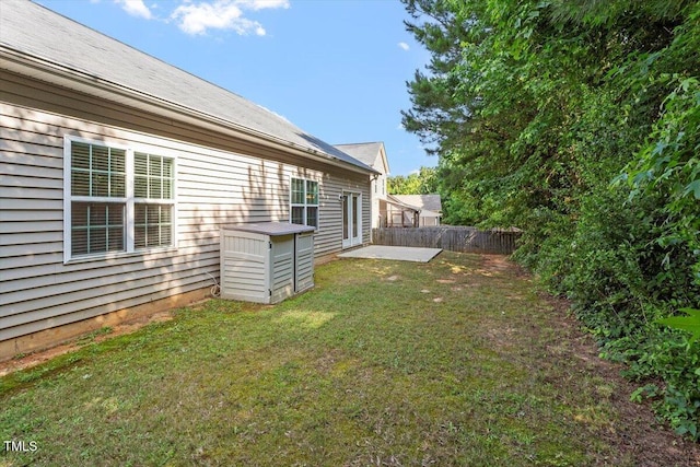 202 Verrazano Pl, Clayton, NC 27520 - view of yard with a patio