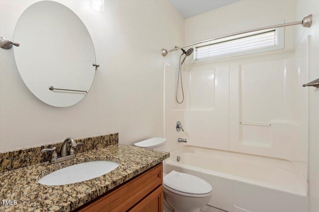 202 Verrazano Pl, Clayton, NC 27520 - full bath with toilet, vanity, and shower / bathtub combination