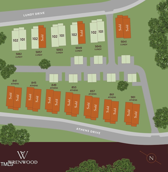 5049 Lundy Dr Unit 102, Raleigh, NC 27606 - view of a document