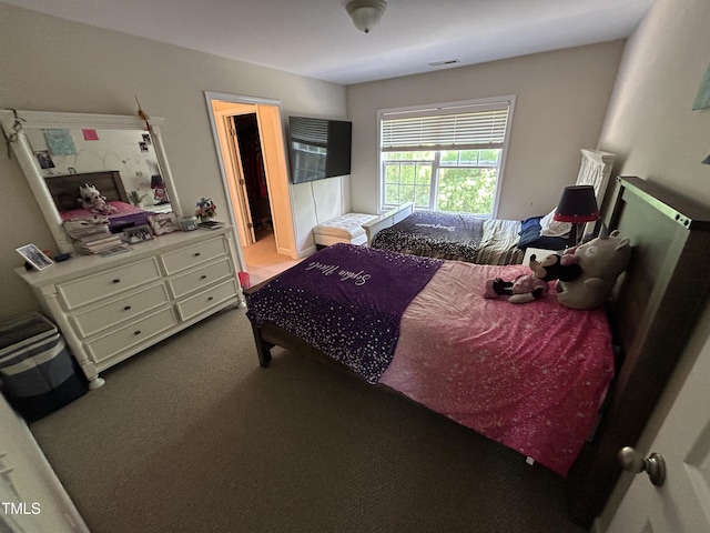 bedroom featuring carpet floors