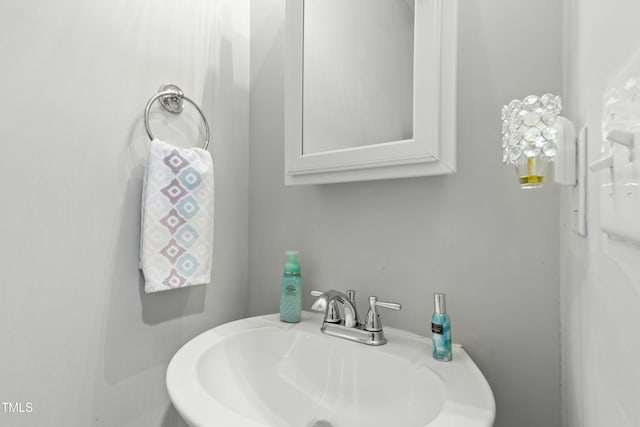 bathroom with a sink