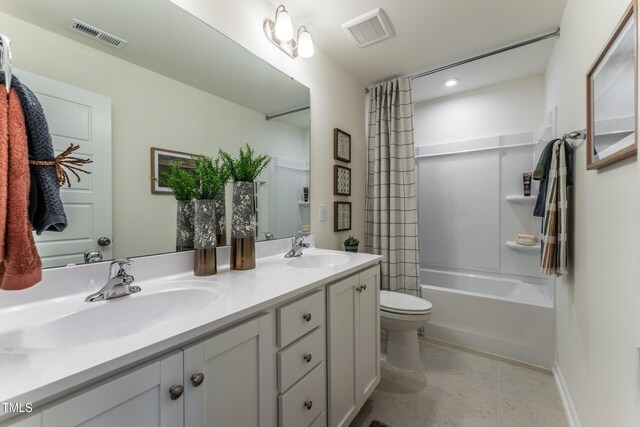 LOT5 Cooper St, Sanford, NC 27330 - bathroom featuring double vanity, a sink, and visible vents