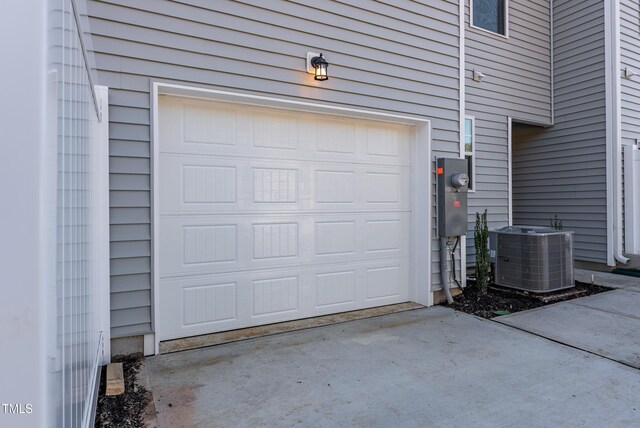 LOT5 Cooper St, Sanford, NC 27330 - garage with concrete driveway and central air condition unit