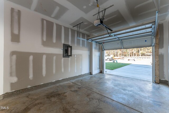LOT5 Cooper St, Sanford, NC 27330 - garage with a garage door opener and electric panel