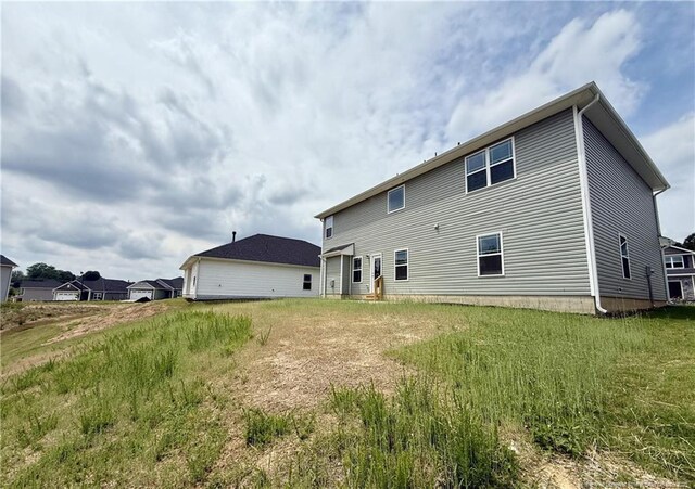view of back of property