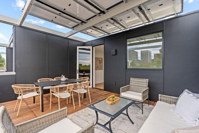 501 S Bloodworth St Unit 101, Raleigh, NC 27601 - view of sunroom