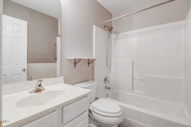 1480 Big Leaf Loop, Apex, NC 27502 - bathroom featuring toilet, tub / shower combination, and vanity