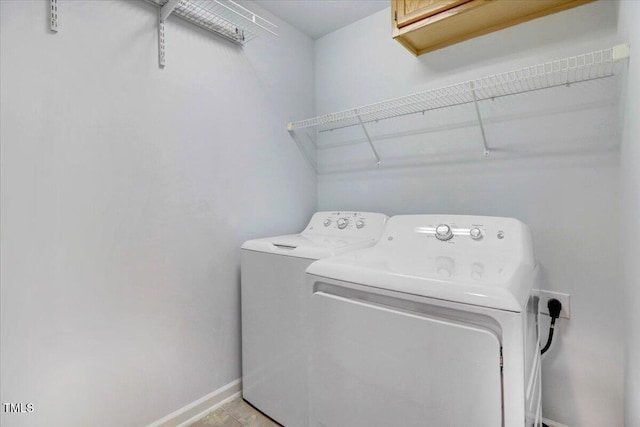 1480 Big Leaf Loop, Apex, NC 27502 - laundry area featuring washer and dryer and baseboards