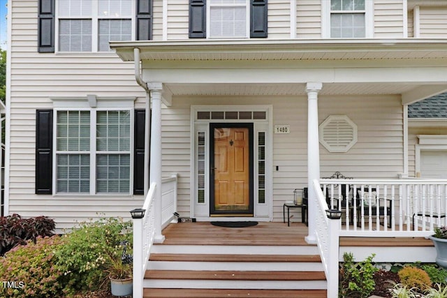 1480 Big Leaf Loop, Apex, NC 27502 - view of exterior entry with covered porch