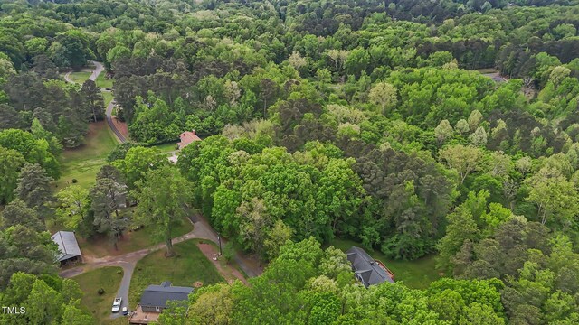 113 Denard St, Oxford, NC 27565 - drone / aerial view with a wooded view