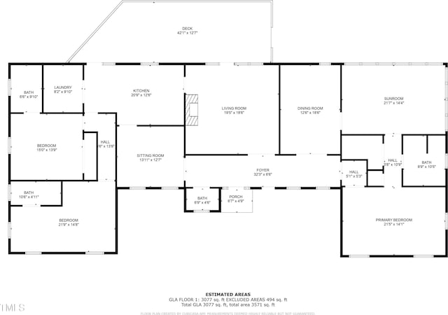 113 Denard St, Oxford, NC 27565 - plan