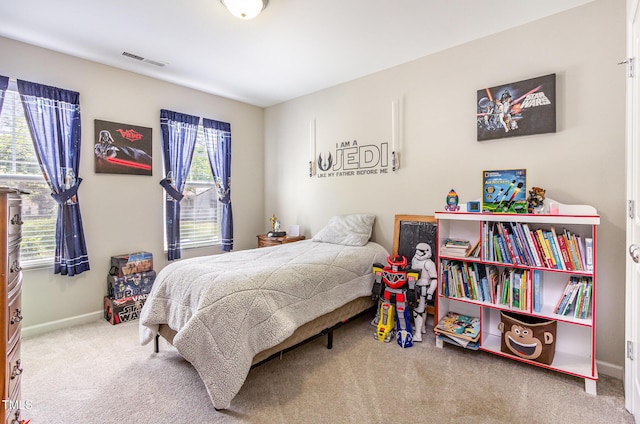 420 Cherry St, Fuquay Varina, NC 27526 - bedroom with carpet floors, baseboards, and visible vents