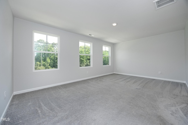 2401 Laurel Valley Way, Raleigh, NC 27604 - spare room featuring baseboards, carpet flooring, and recessed lighting
