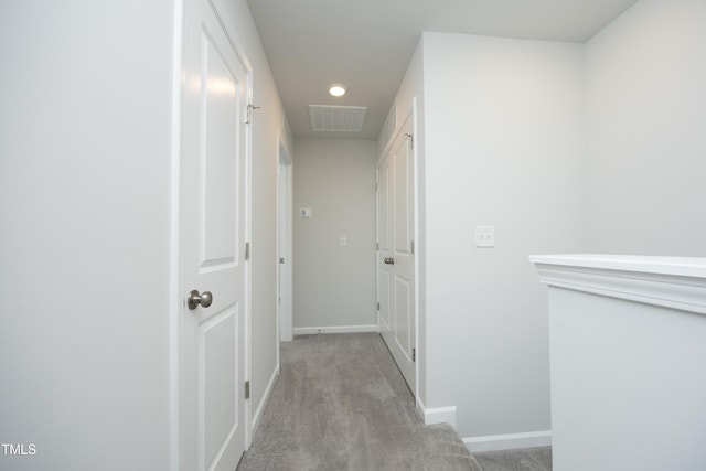 2401 Laurel Valley Way, Raleigh, NC 27604 - hallway featuring carpet, baseboards, and recessed lighting