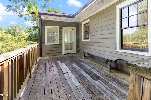 1308-10 Wake Forest Rd, Raleigh, NC 27604 - view of wooden deck