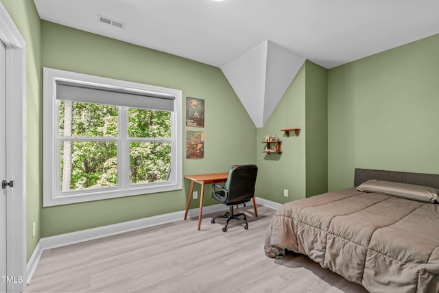 59 Mill Rd, Pittsboro, NC 27312 - bedroom with wood finished floors, baseboards, and a desk